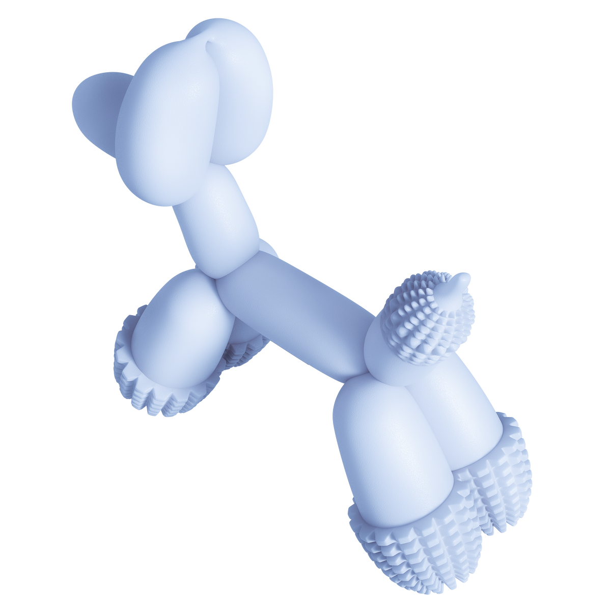 Gioco per cani a forma di palloncino blu